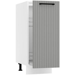 Paveikslėlis Virtuvinė spintelė Kate d30 cargo + krepšys pilka matinė Paveikslėlis Virtuvinė spintelė Kate d30 cargo + krepšys pilka matinė