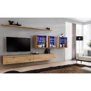 Paveikslėlis Switch XVII sekcija stiklas + LED Wotan