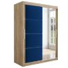 Drabužių spinta Tapi 150 Sonoma Oak/Blue paveikslėlis