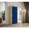 Drabužių spinta Tapi 150 Sonoma Oak/Blue paveikslėlis