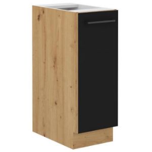 Paveikslėlis Virtuvinė spintelė Modena 30d cargo bb black/oak artisan Paveikslėlis Virtuvinė spintelė Modena 30d cargo bb black/oak artisan