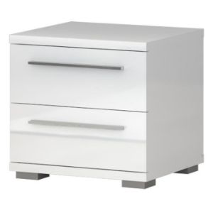 Paveikslėlis Naktinė spintelė PIANO NS2/PN-70/KA-70 crystal white