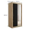 Spinta Tapi 100 Sonoma Oak/Ecrylic Black paveikslėlis