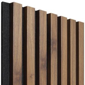 Paveikslėlis Akustinės lentjuostės 3d ant veltinio Kolumbijos riešutmedis 300x2650mm