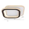 Plafond 48018-30 Juoda ir smėlio spalvos LT paveikslėlis