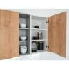 Virtuvės spintelė Emma D60pc P/L Grey Platinum Bb paveikslėlis