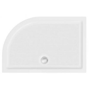 Paveikslėlis Tek asimetrinis dušo padėklas 100x80x4 kairėje pusėje