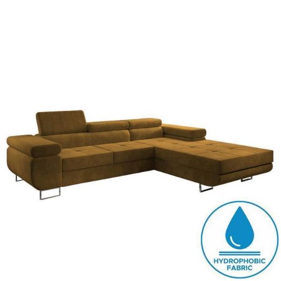 Kampinė sofa su miego funkcija Lotus Monolith 48 dešininė paveikslėlis