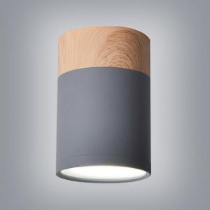 Paveikslėlis Vamzdis 1x15W GU10 6,8/10 Medinė pilka