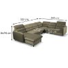 Kampinė sofa Samos II Vogue 05 kairioji sofa-lova paveikslėlis