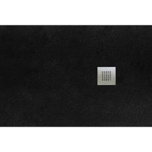 Rodyti išsamią informaciją apie Stačiakampis dušo padėklas Opal 120/80/2,6 juodas Stačiakampis dušo padėklas Opal 120/80/2,6 juodas paveikslėlis