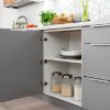 Virtuvės spintelė Emma Drp Grey Platinum Bb paveikslėlis