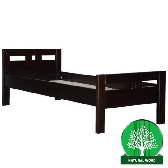 Prezidento lova 90X200 alksnio mediena, wenge spalva paveikslėlis