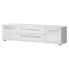 TV spintelė Piano TV180-2K2FV/PN-70/KA/70 lakuota krištolo balta paveikslėlis