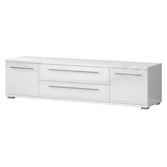 TV spintelė Piano TV180-2K2FV/PN-70/KA/70 lakuota krištolo balta paveikslėlis