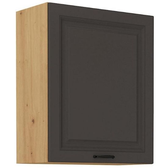 Virtuvės spintelė STILO grafito matinis/artisan 60g-72 1f paveikslėlis