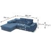 Kampinė sofa Polo L Kronos 05 plius pagalvėlės Kronos 05 paveikslėlis