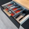 Virtuvės spintelė Denis d60pk mv 2133 pl juoda matinė/balta paveikslėlis