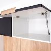 Virtuvės spintelė Denis d60pk mv 2133 pl juoda matinė/balta paveikslėlis