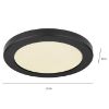 Plafond 12379-18B LED 18W D22 Black PL1 paveikslėlis
