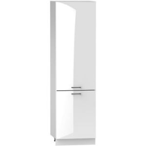 Paveikslėlis Virtuvės spintelė Oscar D60sł 2133 Pl 2fr blizgus balta/balta