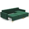 Vegas Fuego 162 Kampinė sofa su miego funkcija, natūralus medis, universalus paveikslėlis