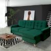 Vegas Fuego 162 Kampinė sofa su miego funkcija, natūralus medis, universalus paveikslėlis