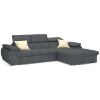 Kampinė sofa su miegamąja funkcija Polo Inari 96 plius pagalvėlės Inari 45 dešinėje pusėje paveikslėlis