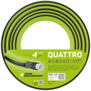 Paveikslėlis Ketursluoksnė sodo žarna QUATTRO 1/2" 50 mb 10-063