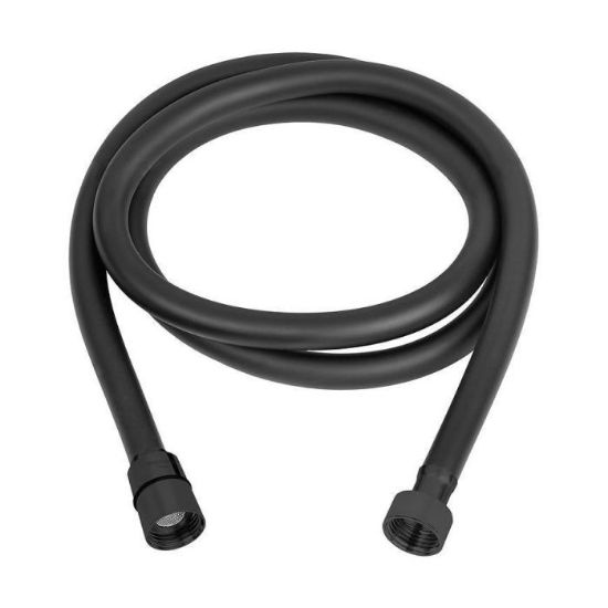 Dušo žarna 150 cm AW-44-004 juoda PVC paveikslėlis