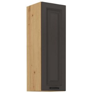 Paveikslėlis Virtuvės spintelė STILO grafito matinis/artisan 30g-90 1f