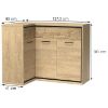 Komoda M15* Milan Natural Hickory Reflection paveikslėlis