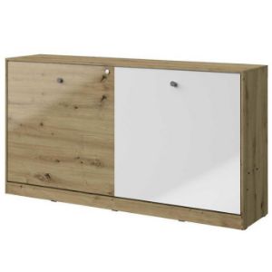 Rodyti išsamią informaciją apie Lentyna ir sofa-lova Nero 16 - Pilka blizgi Lentyna ir sofa-lova Nero 16 - Pilka blizgi paveikslėlis