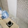Betoninis akmuo Loftas plytų baltos spalvos paveikslėlis