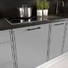 Virtuvės spintelė Emily D90PC S/3 Dast Grey paveikslėlis