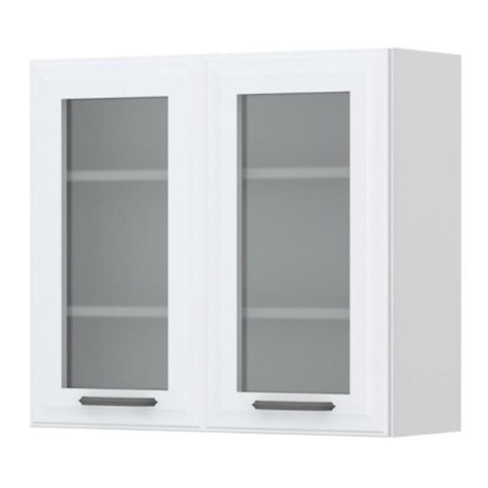 Virtuvės spintelė Evia v7-80-2ks/4 pearl grey mat paveikslėlis