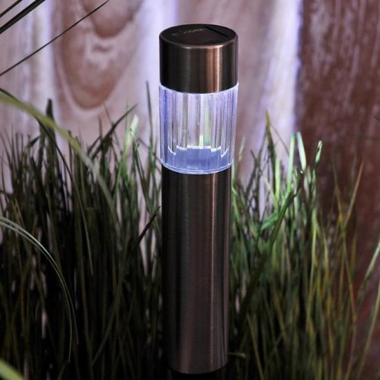 Saulės lempa 1 LED BY-131574 Mini Tuba Inox paveikslėlis