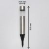 Saulės lempa 1 LED BY-131574 Mini Tuba Inox paveikslėlis
