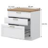 Virtuvės spintelė Tara R-80-3mbox/4 3s White Mat paveikslėlis