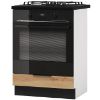Virtuvės spintelė Elena DK60 Artisan/Black Pea paveikslėlis