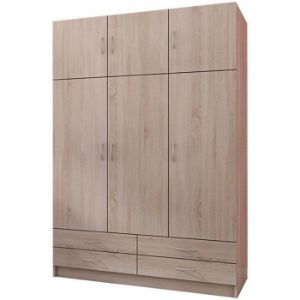 Paveikslėlis Spinta Stella 135 cm ąžuolas sonoma