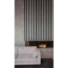 Sienų lentjuostės 3D juodos matinės 30x40x2750mm paveikslėlis
