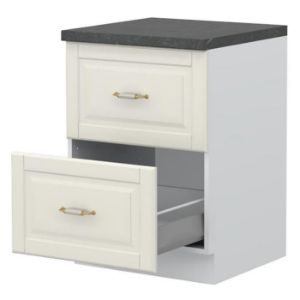 Virtuvės spintelė Evergreen R-60-2MBOX/4 2S ivorymat paveikslėlis