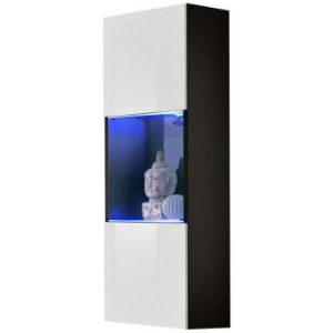 Paveikslėlis Maža vitrina Fly 22+Glass Balta/juoda Paveikslėlis Maža vitrina Fly 22+Glass Balta/juoda