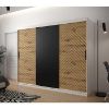 Spinta Herringbone 250 Baltos/ ąžuolo spalvos Artisan/Black paveikslėlis