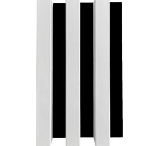 Paveikslėlis 3D juostinė plokštė MDF/HDF balta 41x190x2750