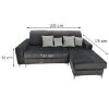 Borys Mini Paros 6 Kampinė sofa + pagalvėlės Paros 5 dešinėje pusėje paveikslėlis