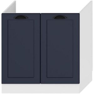 Paveikslėlis Virtuvinė spintelė Adele D80zl Navy Blue/Matt White