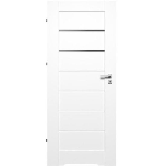 Vidinės durys CAMPE 2*6 80L Baltas WC+PODC paveikslėlis