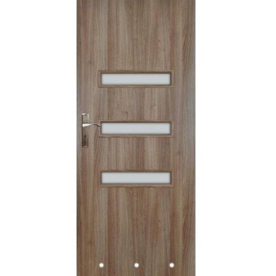 Vidaus durys Centur 60 P Gintarinis ąžuolas/WC + ventiliacijos rankovės paveikslėlis